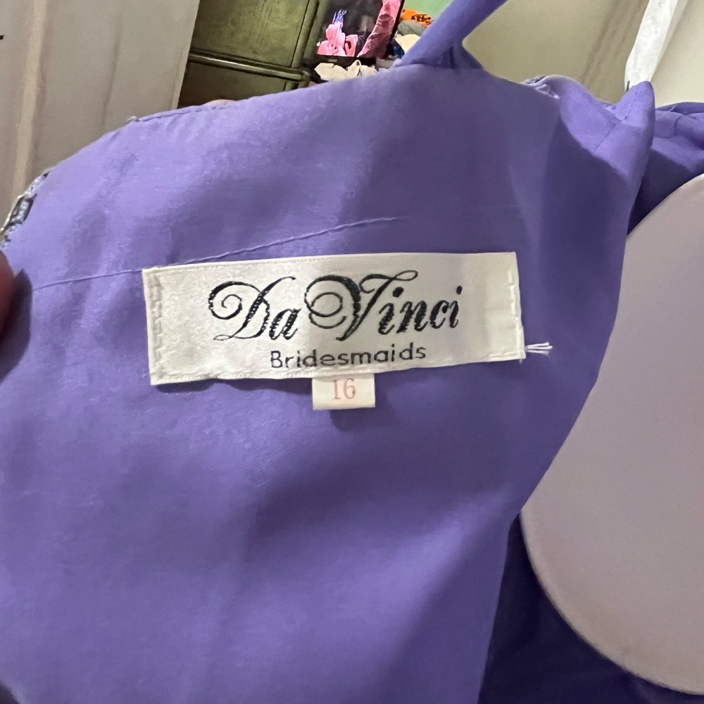 Light purple bridesmaid dress